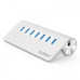 ORICO M3H7-V1 Aluminum Alloy 7 Port USB3.0 HUB with 30W Power Adapter